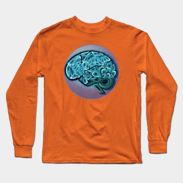 Brainy Long Sleeve T-Shirt by Zenferren